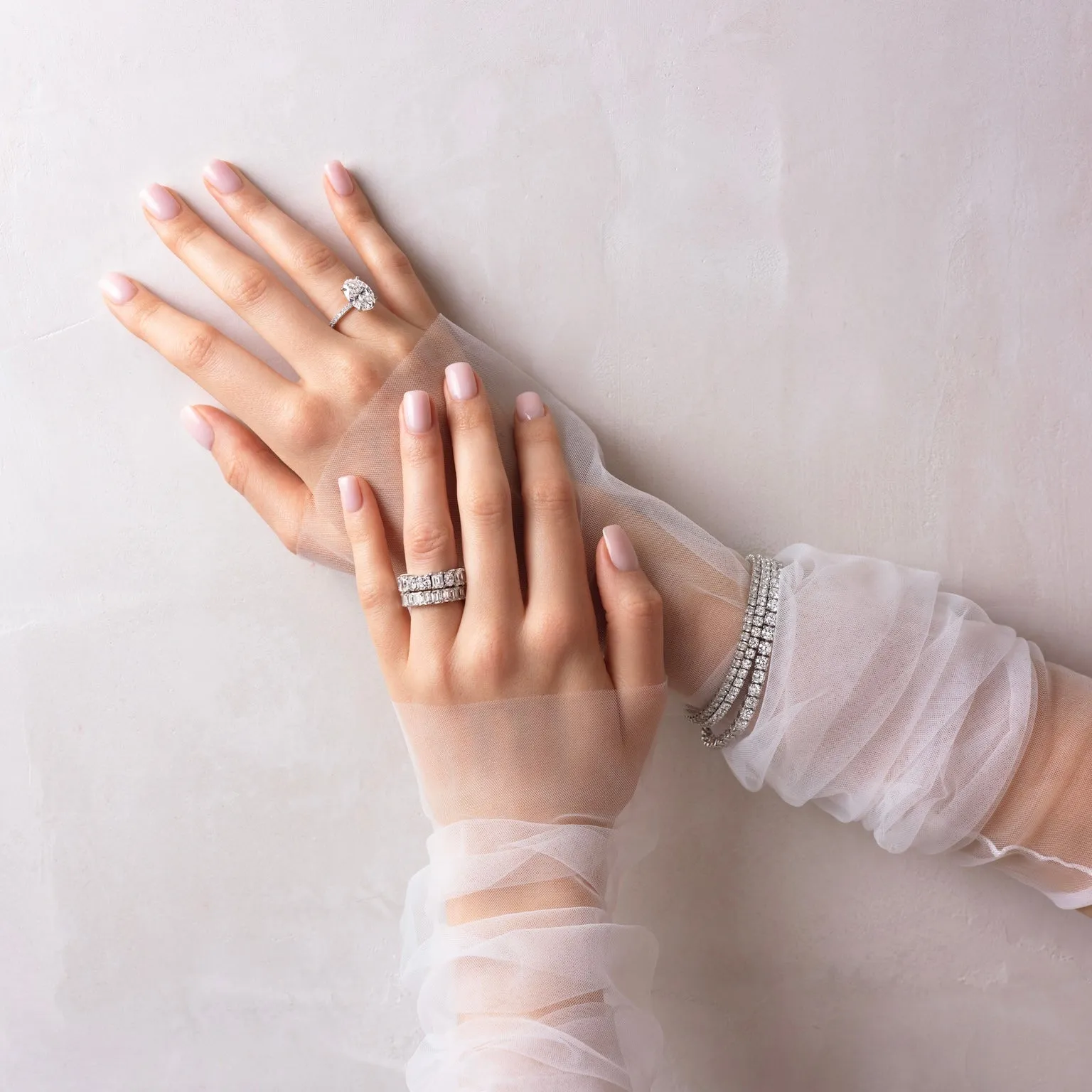 Multishape Lab Diamond Eternity Ring