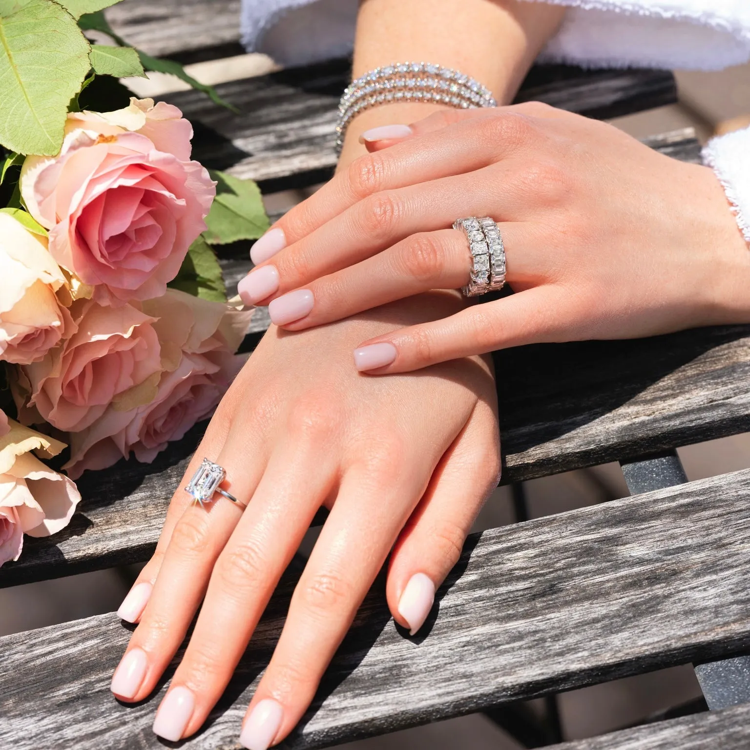 Multishape Lab Diamond Eternity Ring