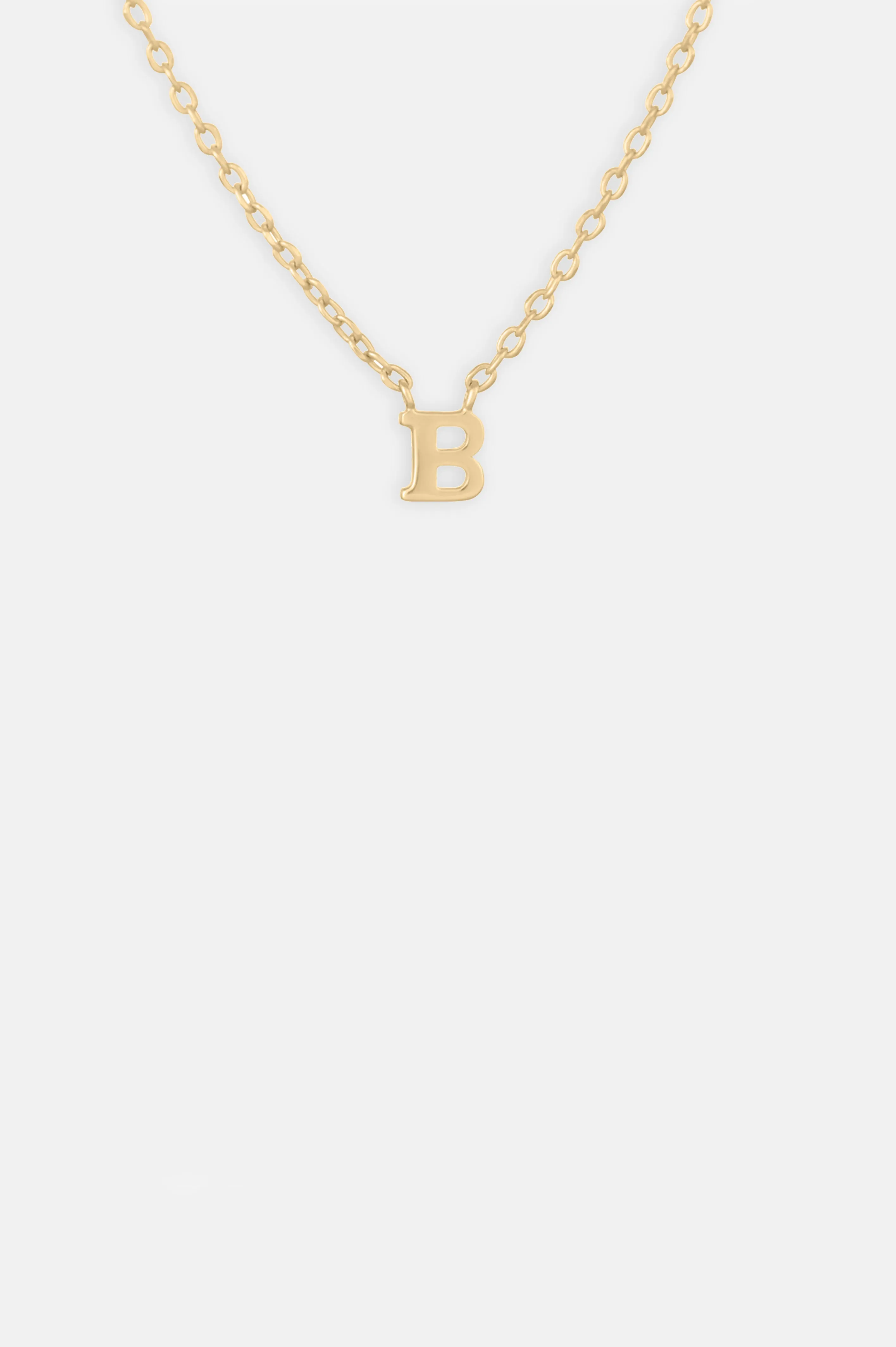 Note B Gold Necklace