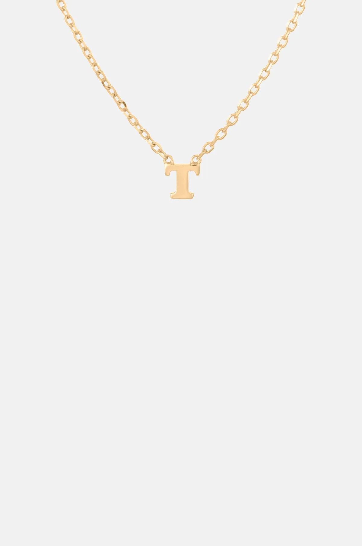 Note T Gold Necklace