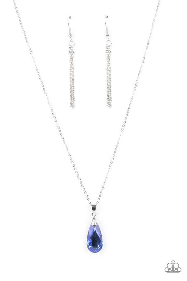 Paparazzi Necklace ~ Optimized Opulence - Blue