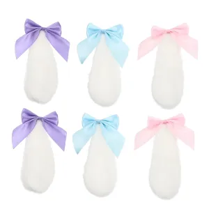 Plush Hairpins Rabbit Ears Decorative Clips Stylish Party Hair Accessories