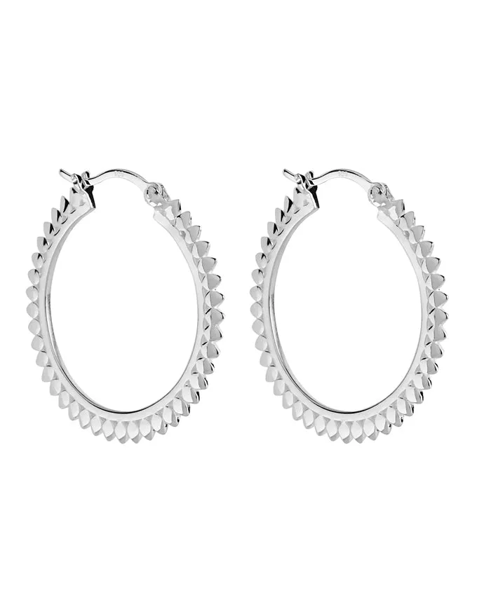 Radiance Hoop Earring Silver E6997