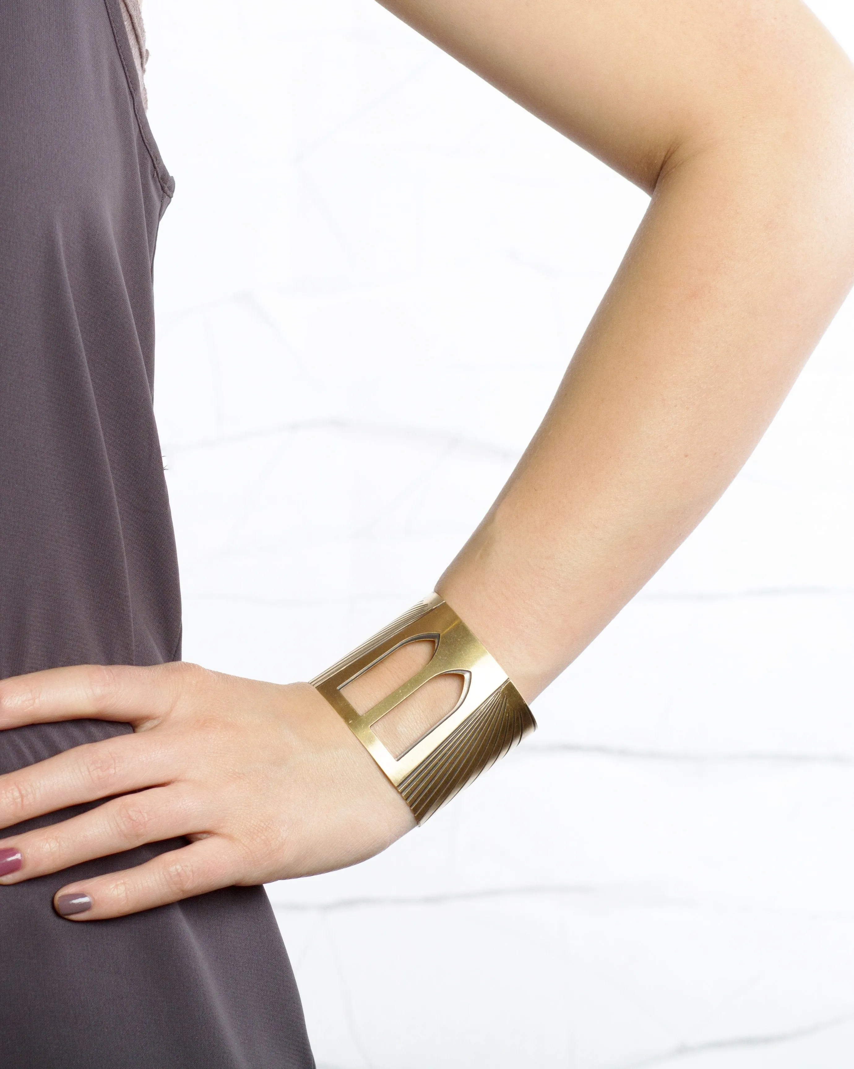 Recast Brooklyn Bridge cuff bracelet