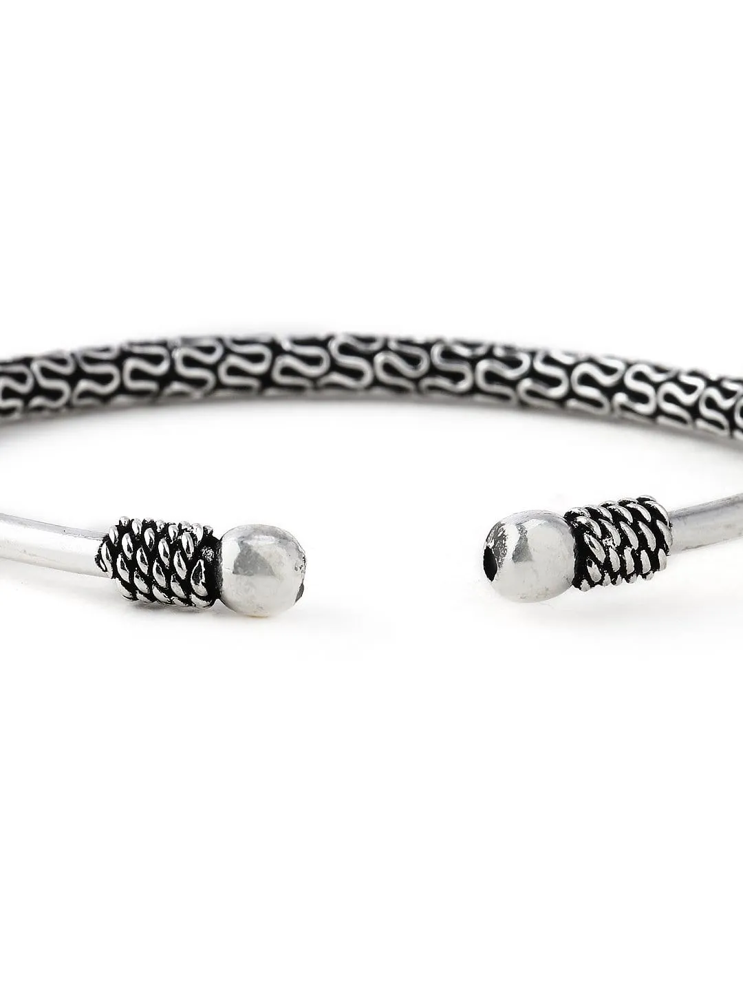 Rubans Silver Plated Handcrafted Oxidised Bracelet