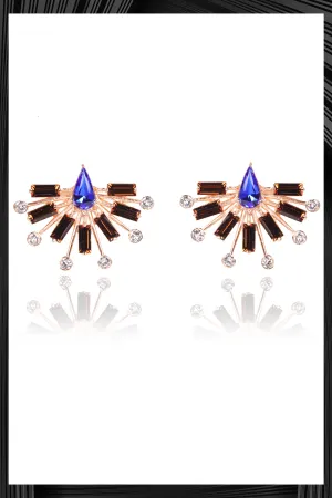 Sapphire Blue Bolero Earrings | 2-3 Week Shipping