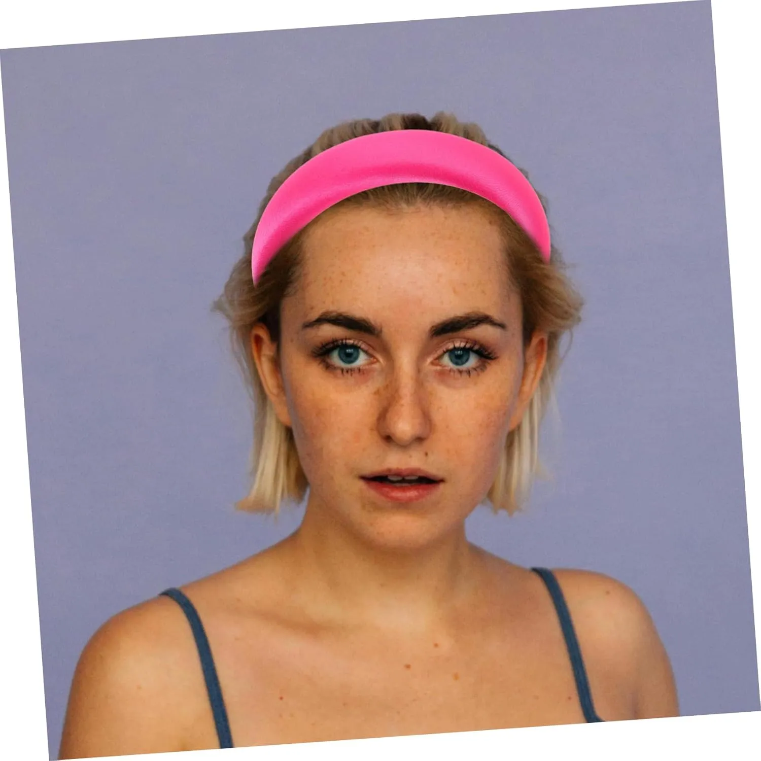 Satin Headband Hair Accessories Set - Hairbands, Tiara, Hoop, Sponge Scrunchies for Women with Fabric Cloth Bag