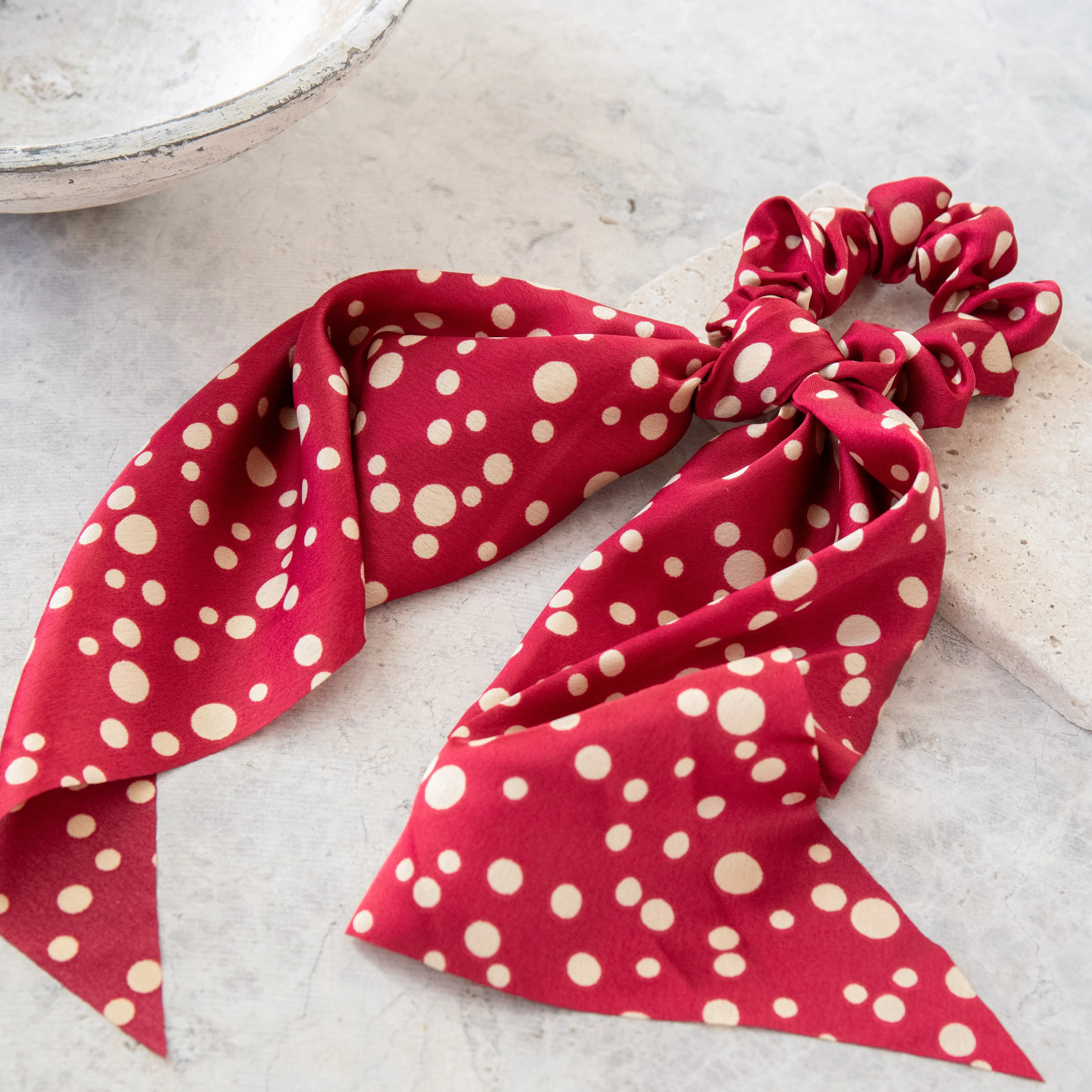 Scrunchie hair scarf