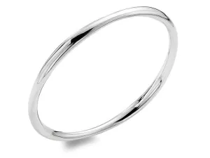 Silver Bangle - Organic Circle