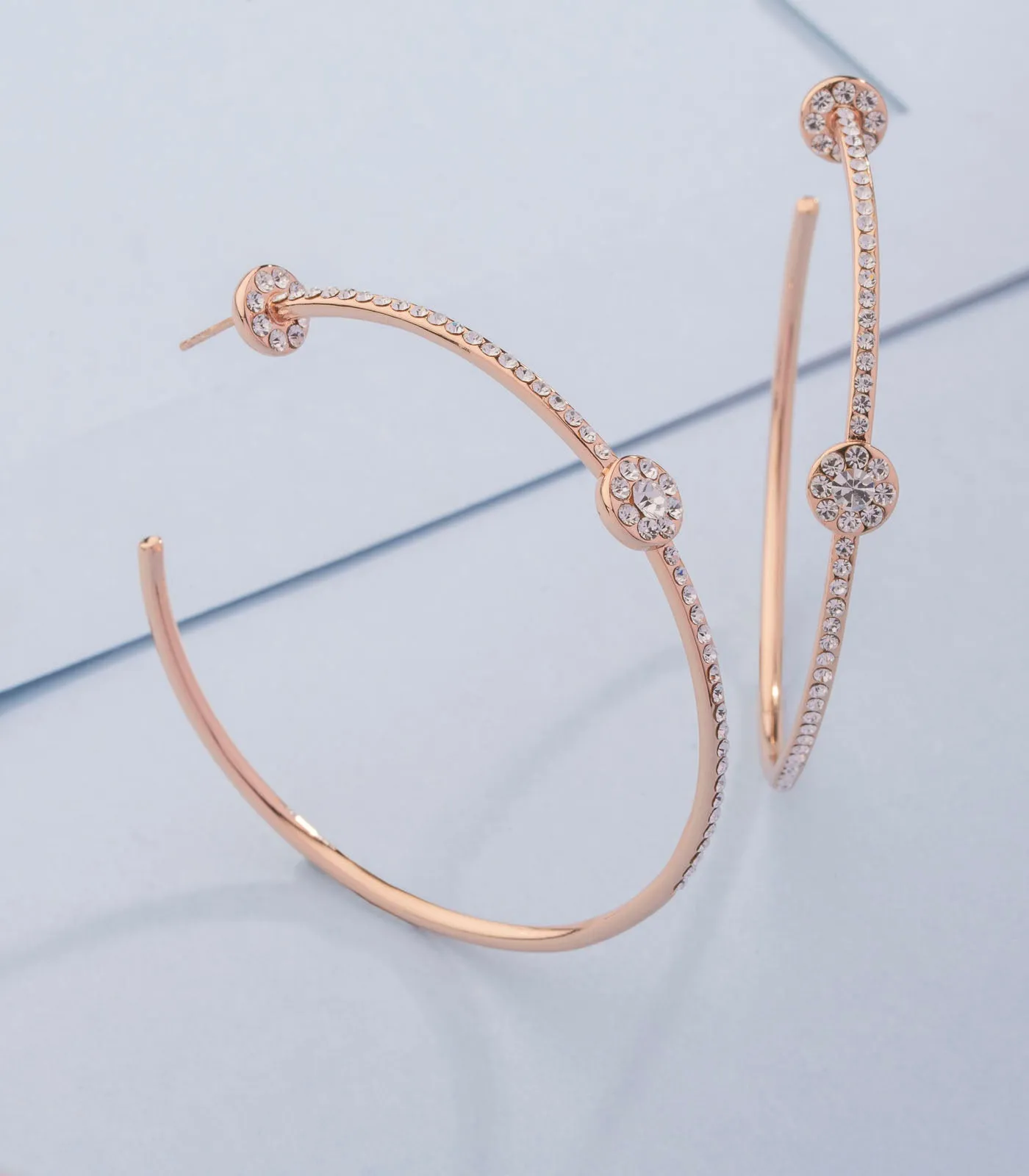 Silver Classic Hoop Earrings (Brass)