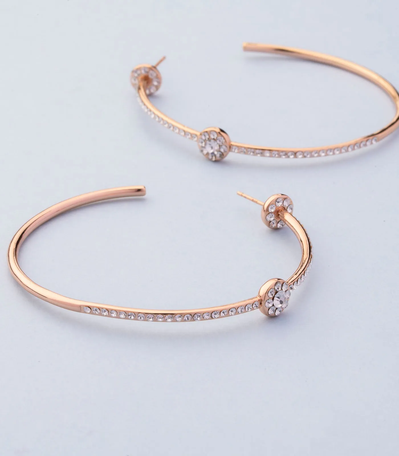 Silver Classic Hoop Earrings (Brass)