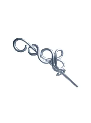 Silver Hair Slide Sweater Brooches Scarf Pin Metal Hair Sticks Hair Clip women gift.