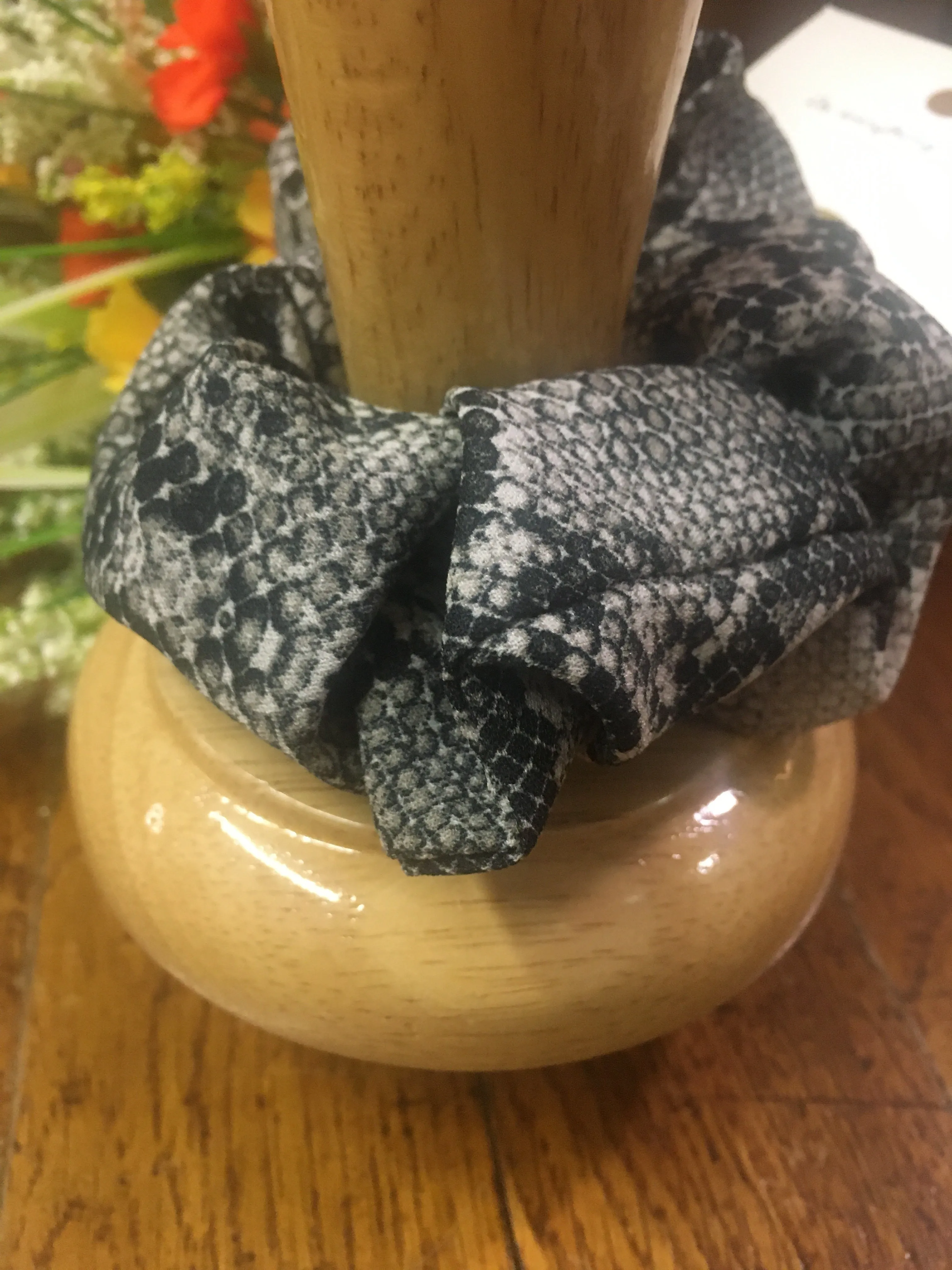 Snake Print Scrunchies- 2 Colors