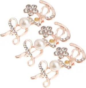 SOIMISS Retro Breast Pin Pearl Corsage Brooch Pin Large Fashion Brooch for Women Sweater Corsage Decorative