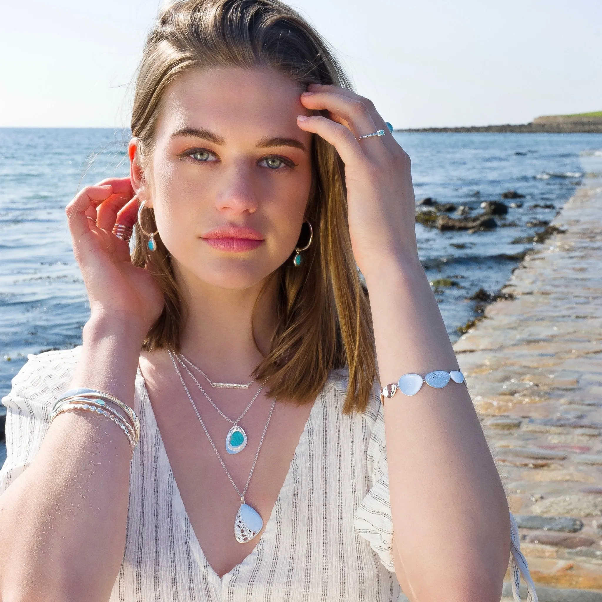 Stacking reflection bracelet
