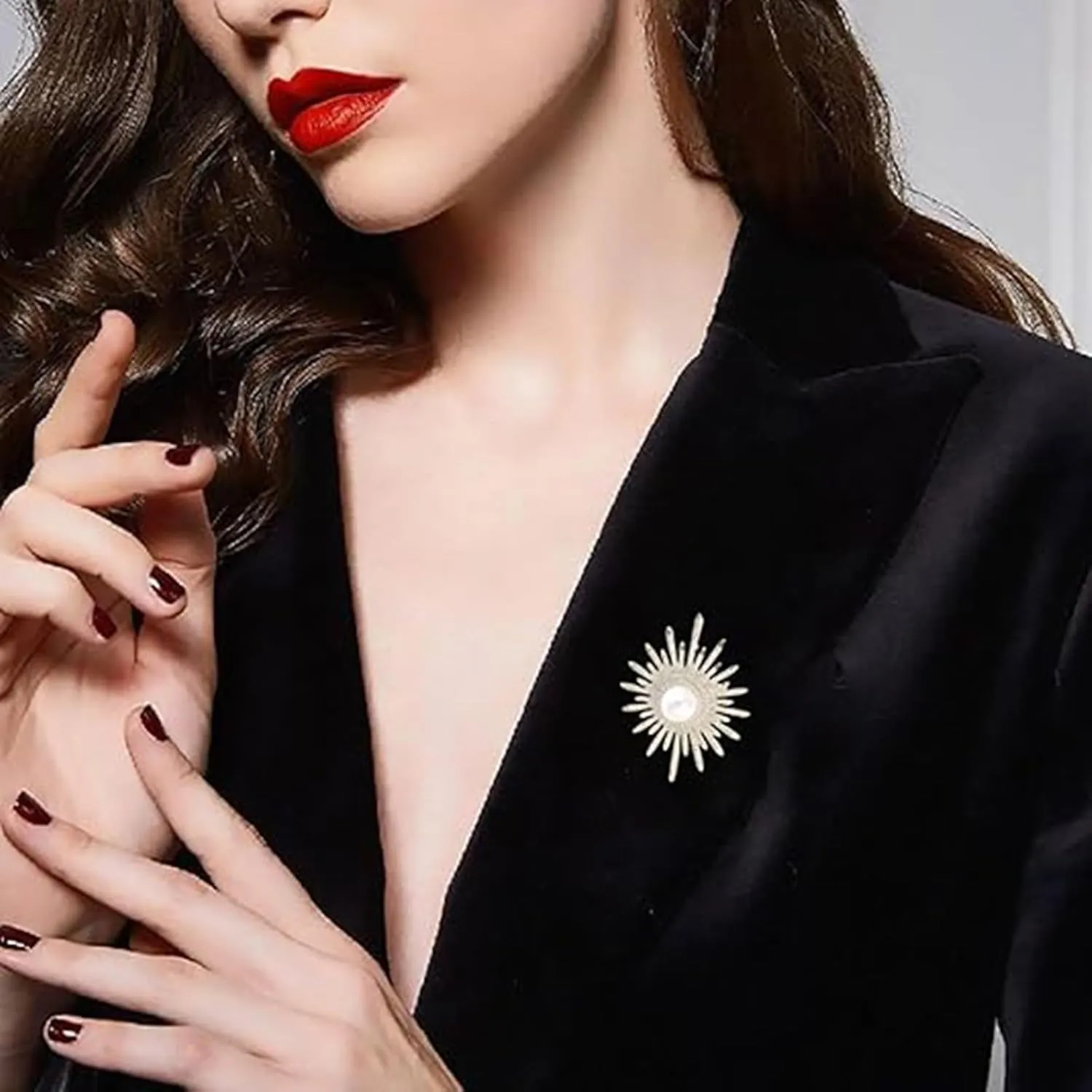 Sunflower Brooch Pins Sunflower Pearl Brooch for Women Sunflower Rhinestone Brooches Pins Flower Broochs Pins Pearl Pines for Clothes Summer Fashion Jewelry