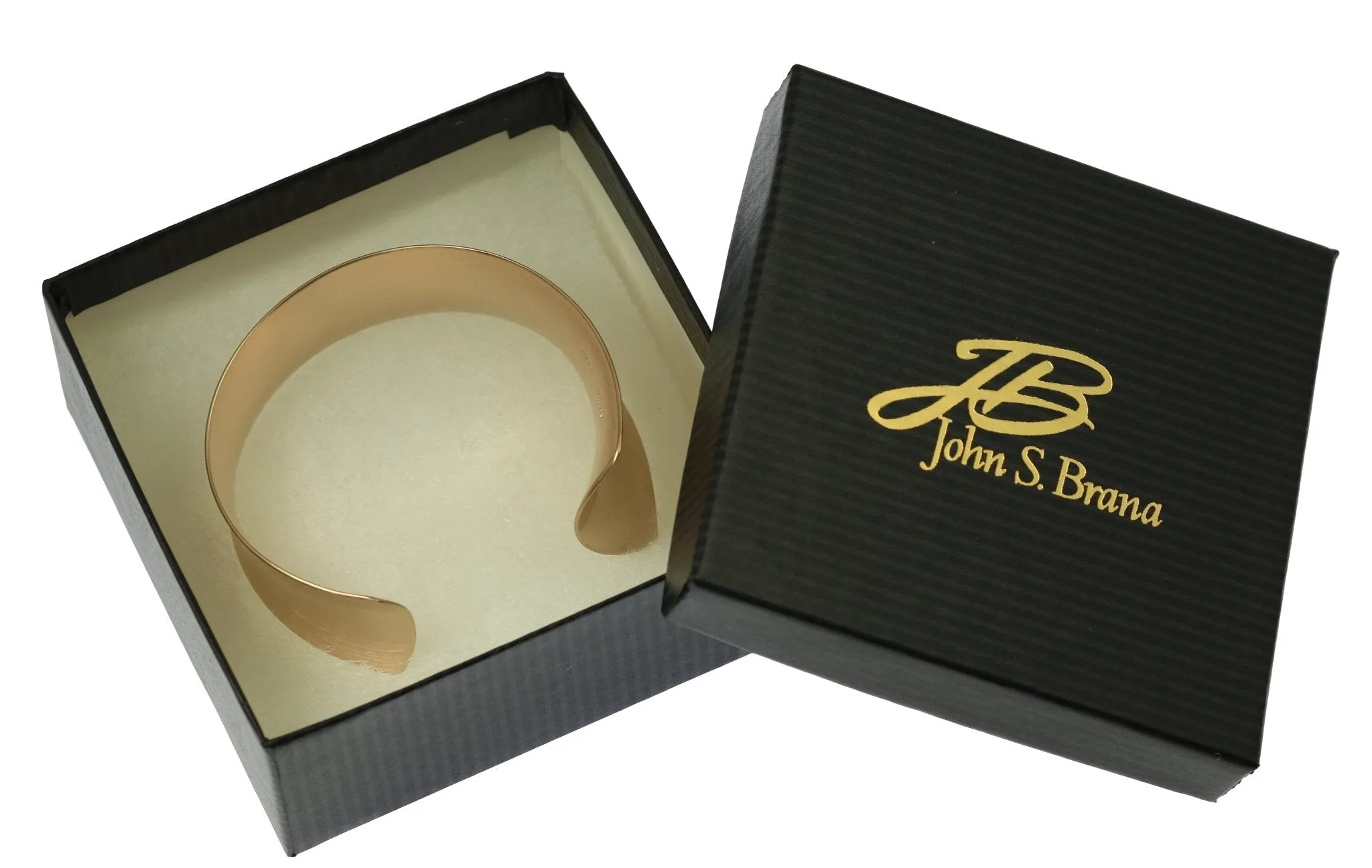 Tapered Brushed Bronze Anticlastic Cuff