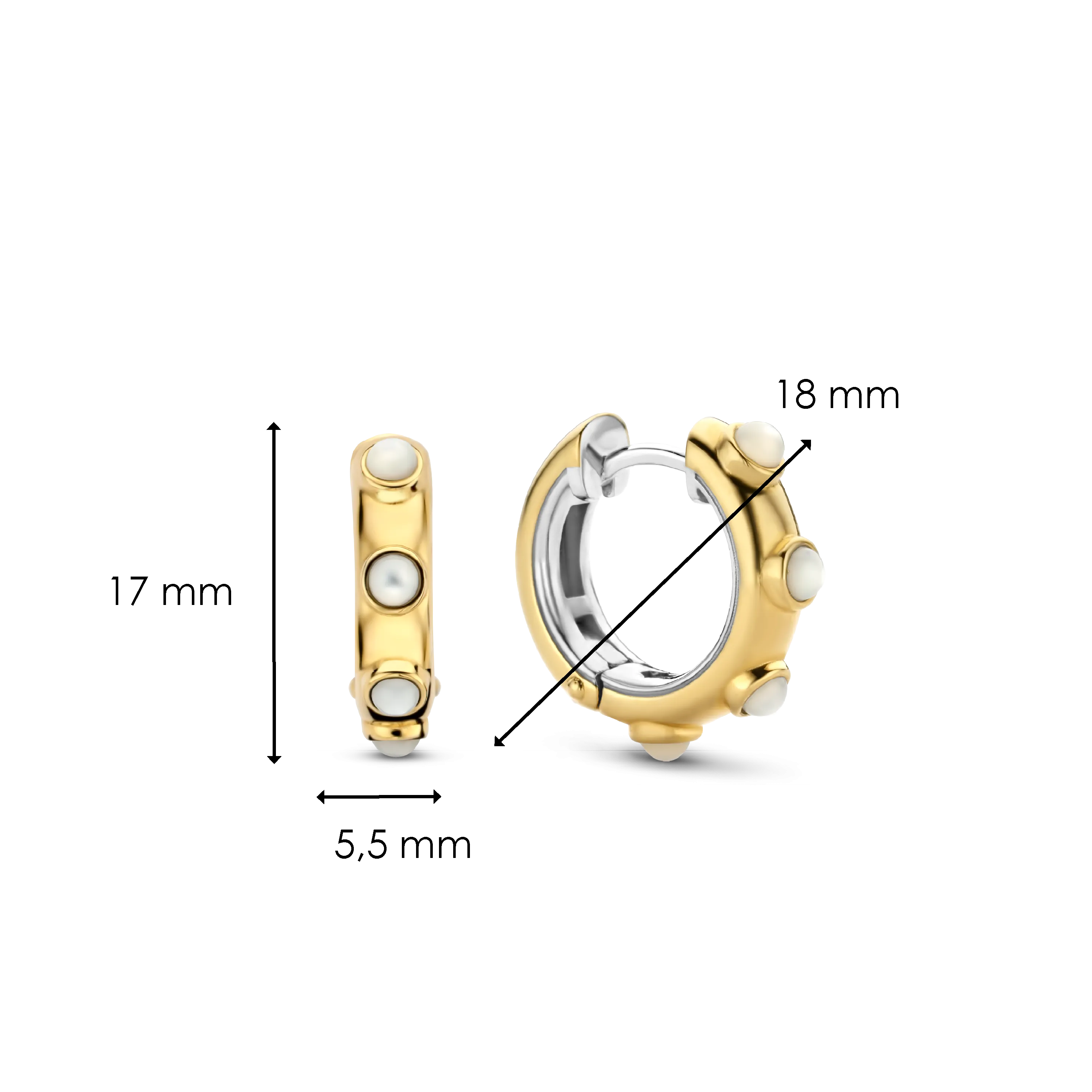 TI SENTO Earrings 7873MW