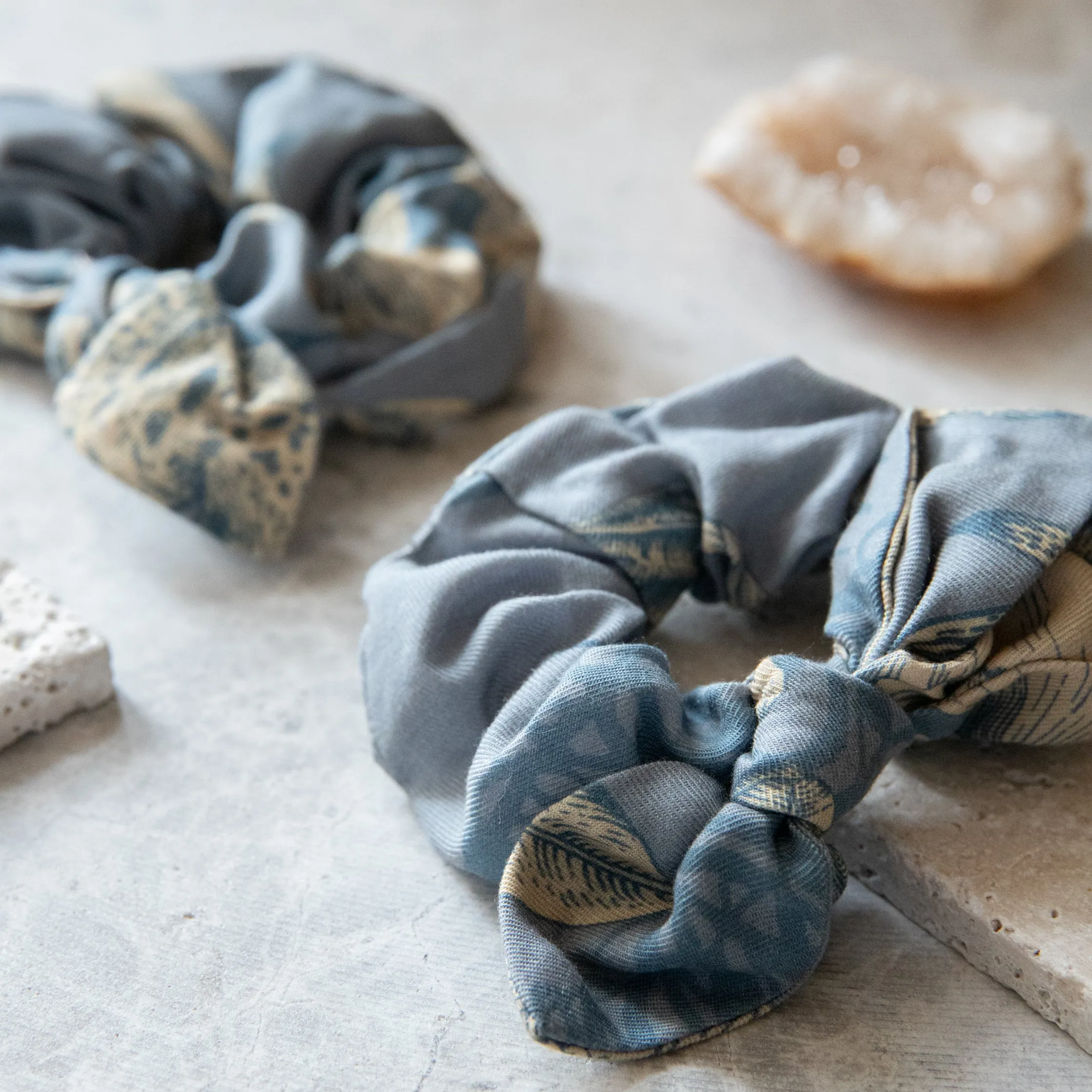 Toile Scrunchie - Denim