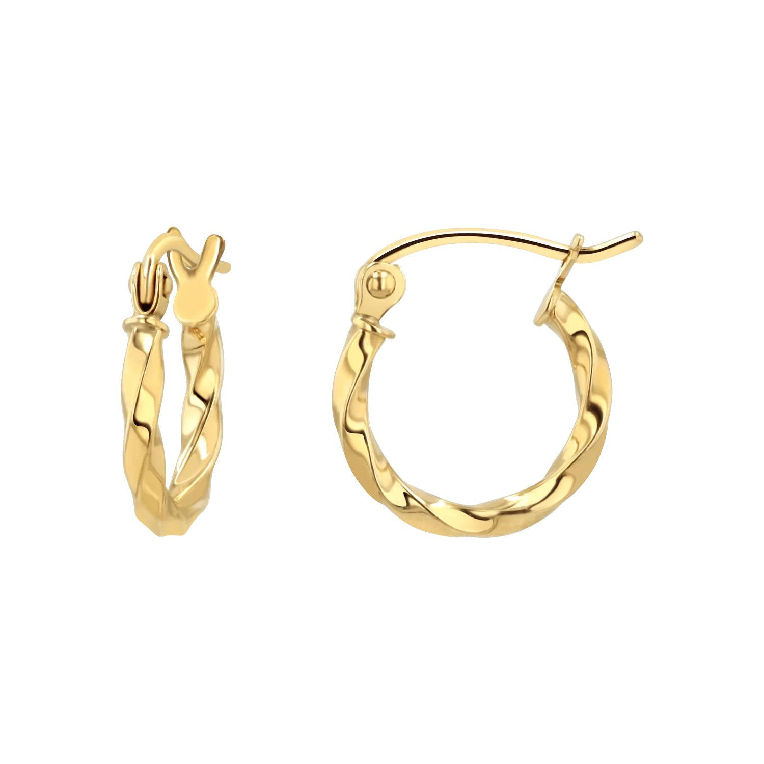 Twist Hoop Earrings