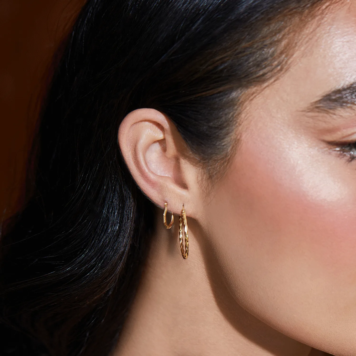 Twist Hoop Earrings