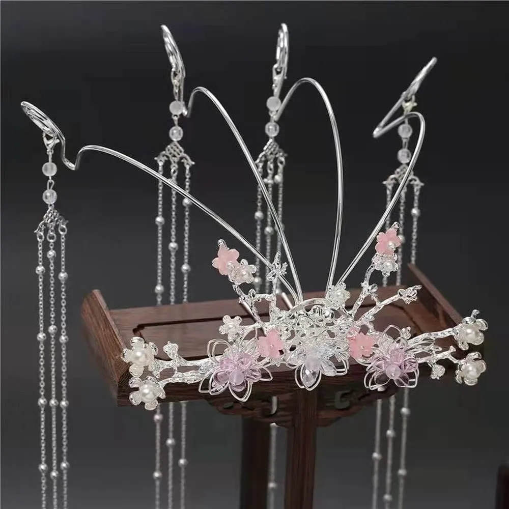 Vintage Chinese Bride Hair Jewelry Rhinestone Hair Accessories Hair Band Wedding Headwear Crown Brides Tiara 07 Tiaras Headpieces