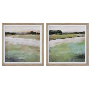 Vivid Vista- Framed Print- Set of 2