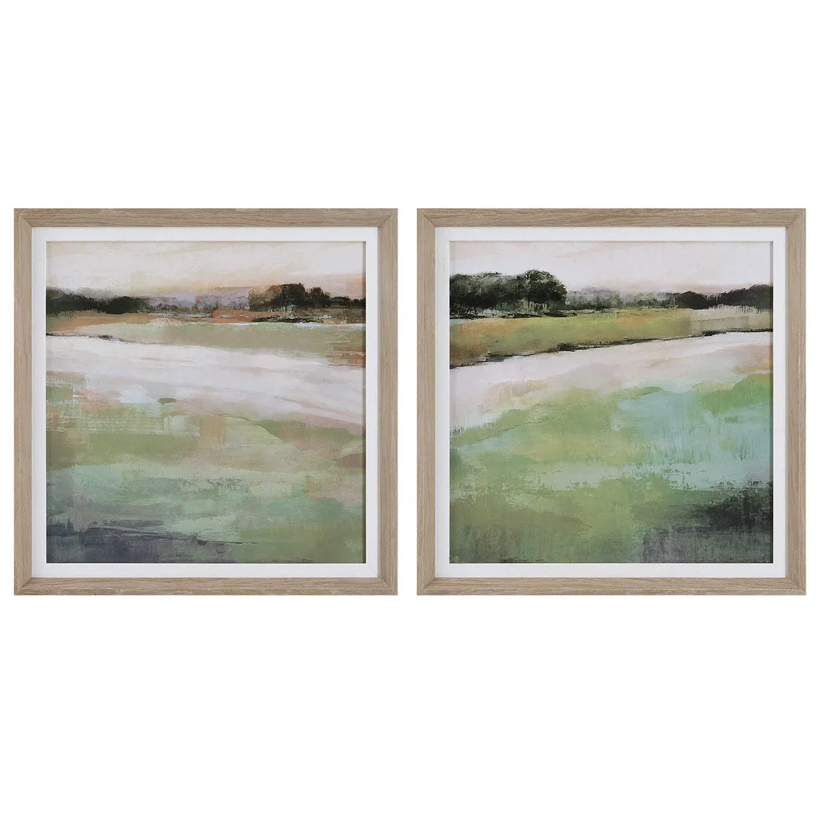 Vivid Vista- Framed Print- Set of 2
