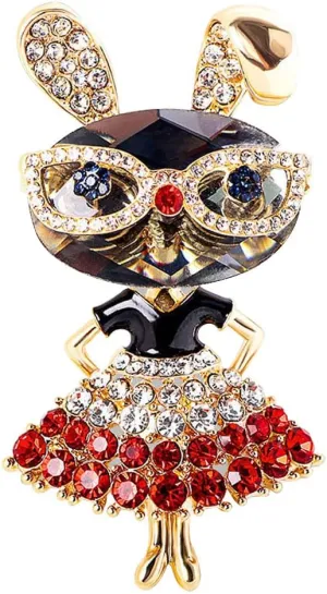Women Brooch Rhinestone Pin Crystals Lapel Corsage Backpack Hat Coat Decoration Accessories